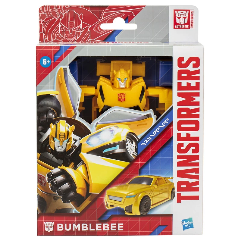 Transformers Authentics, figurine articulée Alpha Bumblebee de 17,5 cm
