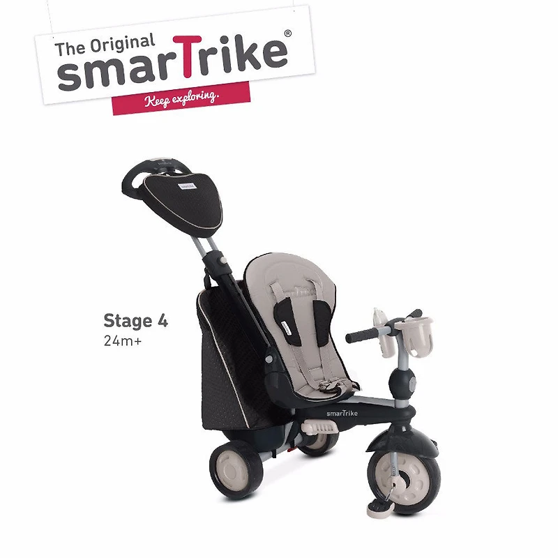 smarTrike: Infinity - Trike Aménageable NOIR (Trike qui transitions avec les enfants) - Notre exclusivité