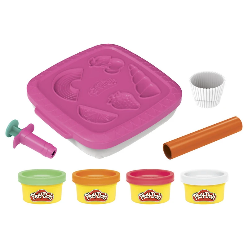 Play-Doh Ma petite boîte créative à gâteaux, activités artistiques pour enfants