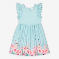 Rococo Robe Imprimé Aqua