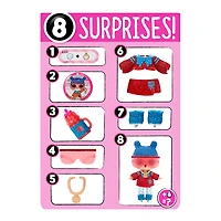 Poupées scintillantes LOL Surprise All-Star Sports des jeux d'hiver de la série 5 avec 8 surprises