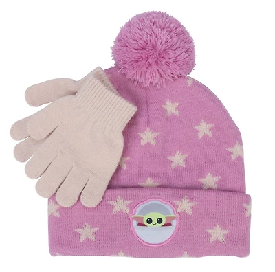 Bonnet À Pompon Et Gants Le Mandalorien