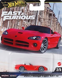 Hot Wheels Cars, Premium Fast & Furious 2003 Dodge Viper SRT10 Car pour les collectionneurs adultes