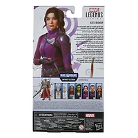 Marvel Legends Series, figurine de collection Kate Bishop de 15 cm de la série MCU Disney+ Hawkeye, 3 accessoires et 1 pièce Build-a-Figure