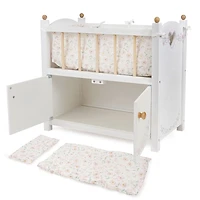 2 in 1 Wooden Cot with Cabine, Little Flora