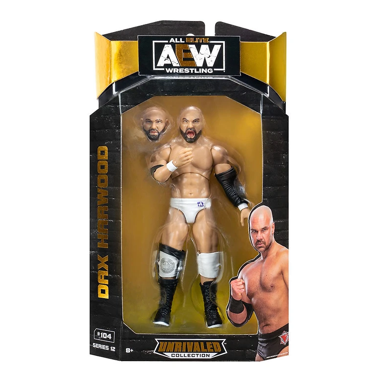 AEW Ensemble de 1 figurine Lutteur inégalé - Dax Harwood