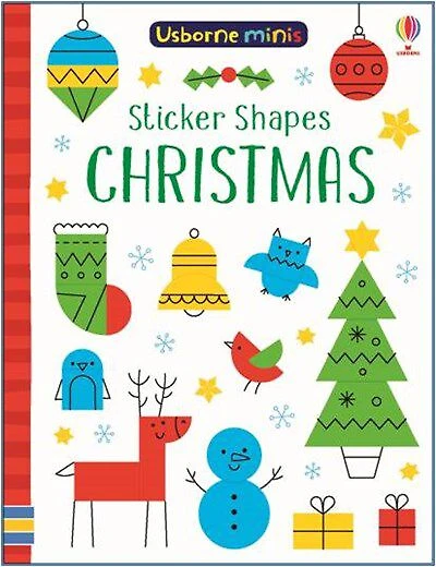 Sticker Shapes Christmas - Édition anglaise