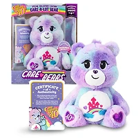 NOUVELLE peluche 2022 Care Bears 14" - Ours Care-a-Lot du 40e anniversaire - Matériau doux à câliner !