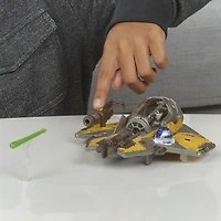 Star Wars Mission Fleet, Anakin Skywalker et chasseur Jedi, classe stellaire, figurine de 6 cm avec véhicule