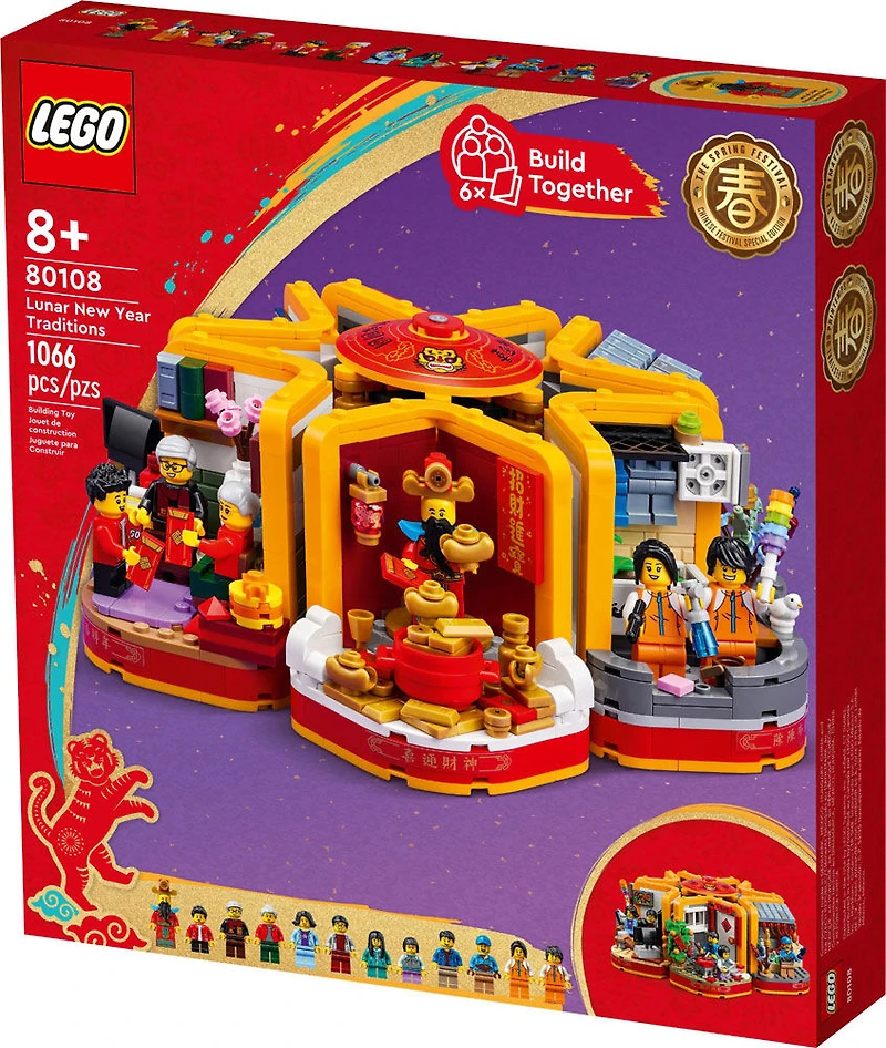LEGO Traditions du Nouvel An lunaire 80108 Ensemble de construction (1 066 pièces)