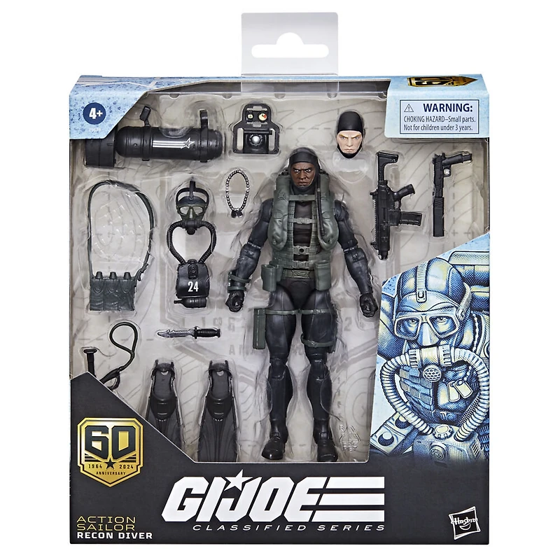 G.I. Joe Classified Series 60th Anniversary Action Sailor - Recon Diver Action Figure
