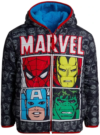 Marvel - Veste Réversible - Avengers - Bleue