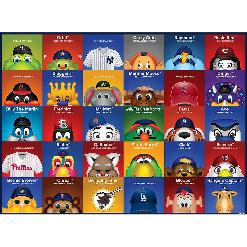 Masterpieces Puzzle Company MLB Mascots 100 Piece Puzzle - English Edition