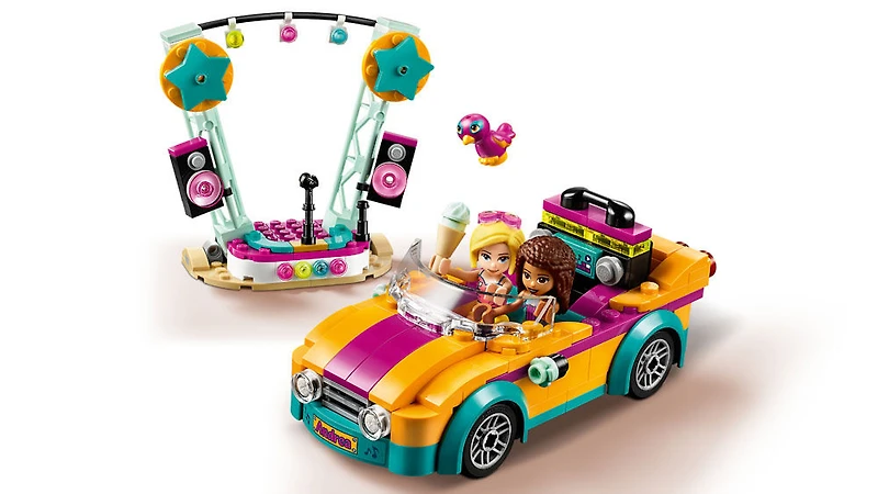 LEGO Friends La voiture et la scène d'Andréa 41390 (240 pièces)