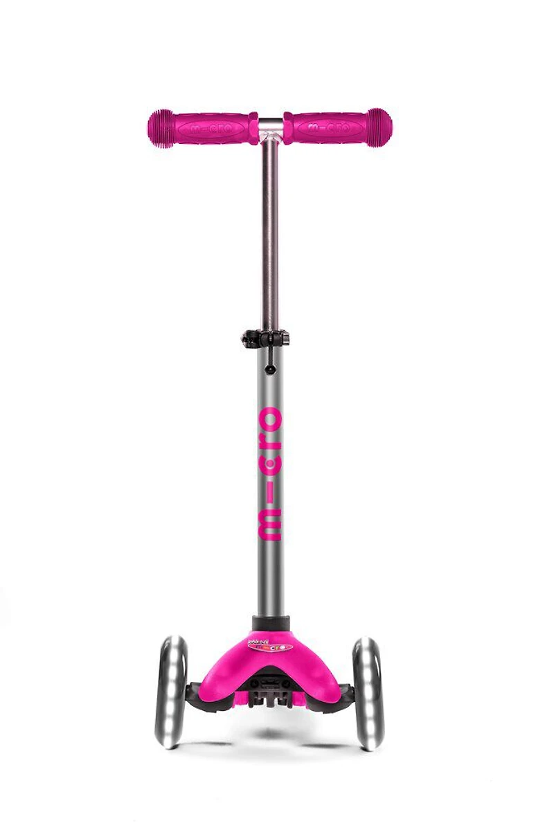 Trottinette Micro Mini Plus Led/Rose - Notre exclusivité