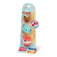 Ensemble de jouets pour le bain, Squish and Splash - Dash, Muffin, Brownie, Land of B.