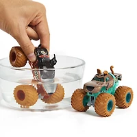 Monster Jam, Monster trucks Monster Mutt Rottweiler vs. Scooby Doo officiels qui changent de couleur en métal moul