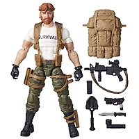 G.I. Joe Classified Series, figurine Stuart "Outback" Selkirk 63 de collection, accessoires, emballage spécial