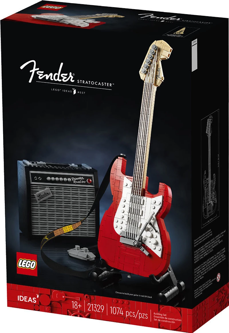 LEGO Ideas Fender Stratocaster 21329 Building Kit; Cool Gift Idea for Guitar Players and Music Lovers (1,079 Pieces)