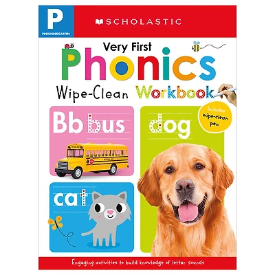 Scholastic Early Learners: Pre-K Very First Phonics Wipe-Clean Workbook - English Edition