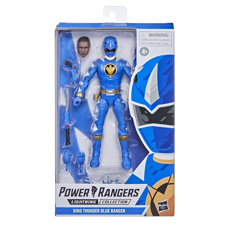 Power Rangers, Lightning Collection, Dino Thunder, figurine articulée de  Ranger bleu