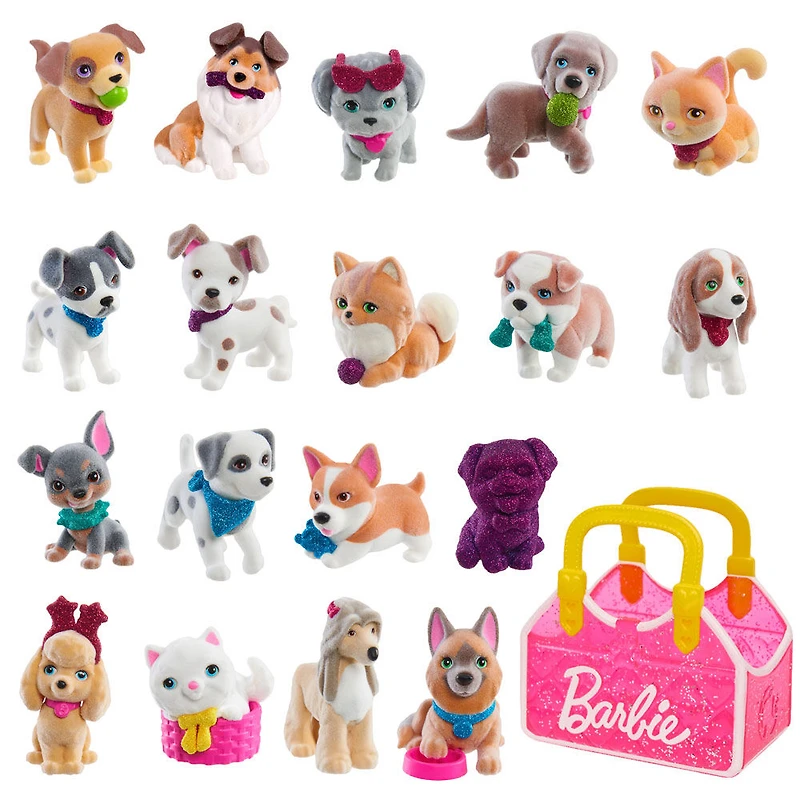 Mini Figurines d'Animaux Barbie à Collectionner - 2 Figurines Cachées - Notre exclusivité