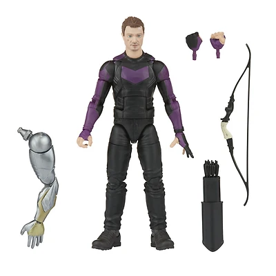 Marvel Legends Series, figurine de collection Marvel's Hawkeye de 15 cm de la série MCU Disney+ Hawkeye, 4 accessoires et 1 pièce Build-a-Figure