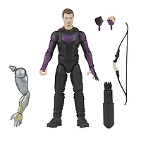 Marvel Legends Series, figurine de collection Marvel's Hawkeye de 15 cm de la série MCU Disney+ Hawkeye, 4 accessoires et 1 pièce Build-a-Figure