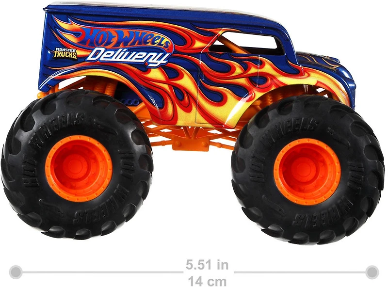 Hot Wheels - Monster Trucks - Véhicule Dairy Delivery