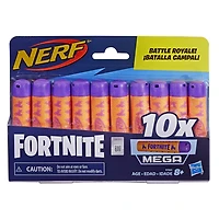 Recharge de 10 fléchettes Mega Nerf Fortnite officielles