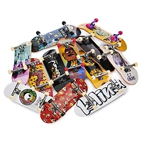 Tech Deck, Coffret de 4 fingerboards Ultra DLX, Mini skateboards personnalisables à collectionner (les styles peuvent varier)