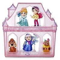 Disney Princess Comics, Aventures surprises de Cendrillon avec 5 poupées, accessoires et support, jouet amusant à déballer