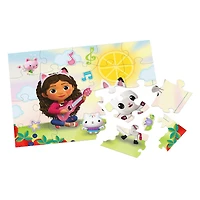 Gabby's Dollhouse, Puzzle de 24 pièces, thème journée ensoleillée, 1 de 4 puzzles pour enfants inspirés de la série Netflix DreamWorks Gabby's Dollhouse