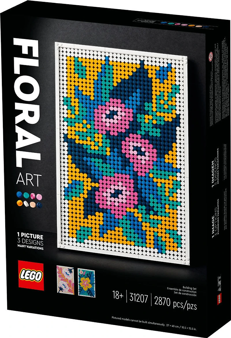 LEGO Art - Art floral 31207 Ensemble de construction (2 870 pièces)
