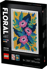LEGO Art - Art floral 31207 Ensemble de construction (2 870 pièces)