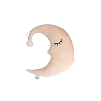 Kokoons Croissant de Lune en Peluche Lumière and Mélodie Jaune Pâle/Bleu Pétrole de Around The Crib