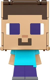 Minecraft Flippin' Figs Figures Collection Steve + Steve in Iron Armor
