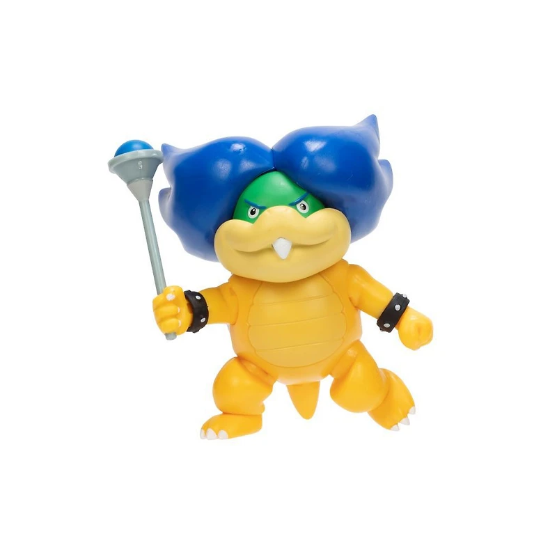 Figurine Nintendo de 4 pouces - Ludwig Von Koopa avec Baguette 