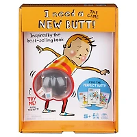 I Need a New Butt!, Jeu inspiré du best-seller, avec dôme fessier et tuiles fesses