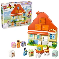 LEGO DUPLO LEGO DUPLO La Maison de la Famille de Bluey avec Jeu de Mémoire, Jouet Interactif qui Incite au Jeu de Simulation 10459