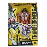 Transformers Generations Legacy Buzzworthy Bumblebee, figurine Heroic Maximal Dinobot classe Voyageur - Notre exclusivité