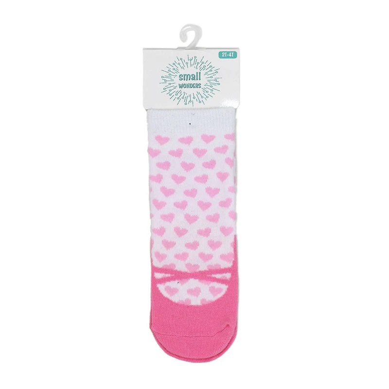 Small Wonder - Toddler Sock, Pink Ballet 2T-4T