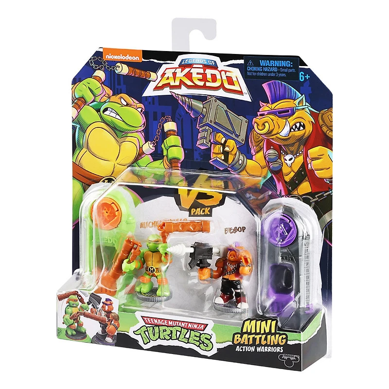 Akedo TMNT S1 Contre Pk Michelangelo Vs Bebop