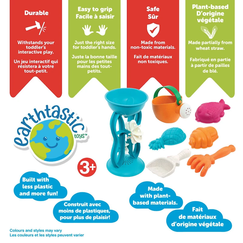 Earthtastic Jeu de roue à eau 7 pièces