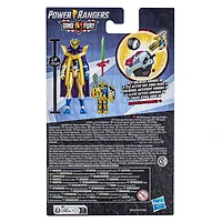 Power Rangers Dino Fury Ranger doré Mode Dino Master, figurine Power Rangers de 15 cm