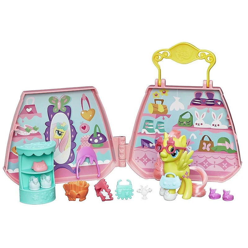 My Little Pony: The Movie - Mallette mode animale de Fluttershy - Notre exclusivité