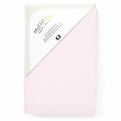 Necessities By Tendertyme Pink Flannel Crib Sheet