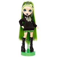 Rainbow High Fantastic Fashion Jade Hunter - Poupée-mannequin verte de 11 po (28 cm) et jouet