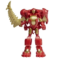 Marvel Mech Strike Mechasaurs Iron Man (4 Inch) with Iron Stomper Mechasaur Action Figures