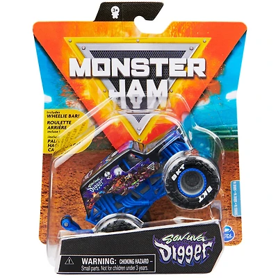 Monster Jam, Monster truck Son-Uva Digger officiel, véhicule en métal moulé, série Legacy Trucks, échelle 1:64